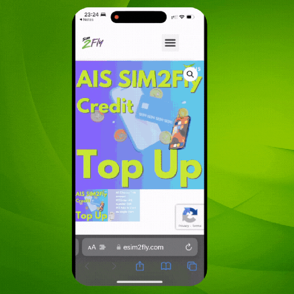sim2fly top up how to