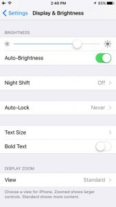 extend battery life