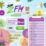 AIS SIM2Fly eSIM 6GB Asia Plan